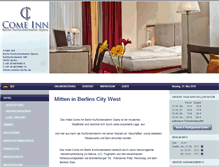 Tablet Screenshot of comeinn-berlin.de